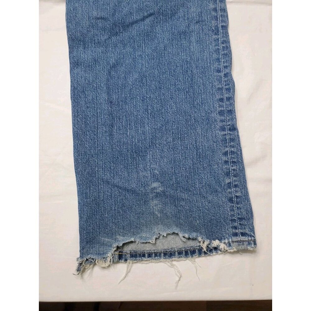 BKE 67 San Antonio Jeans Men's Size 36x32 Y2K Baggy Wide Leg Distressed KBK3032L - Picture 10 of 16